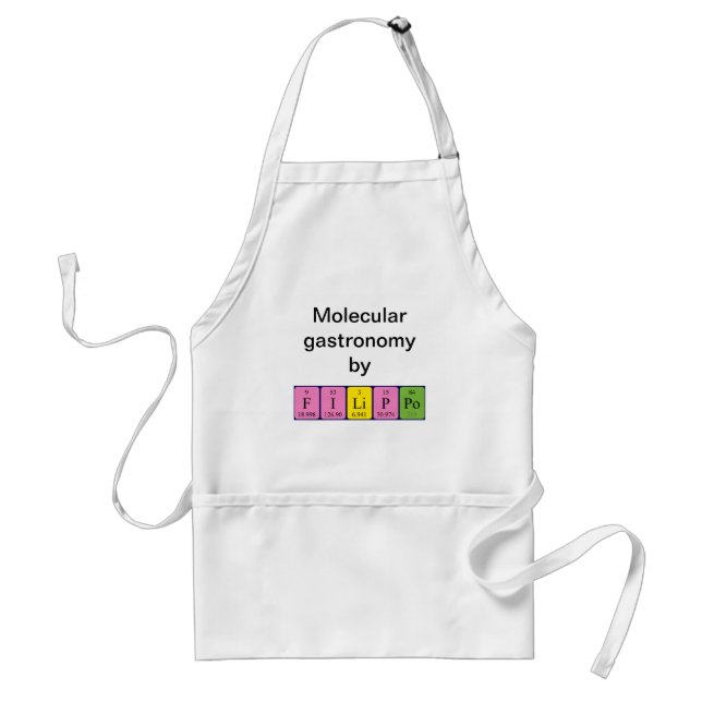 Filippo periodic table name apron (Front)