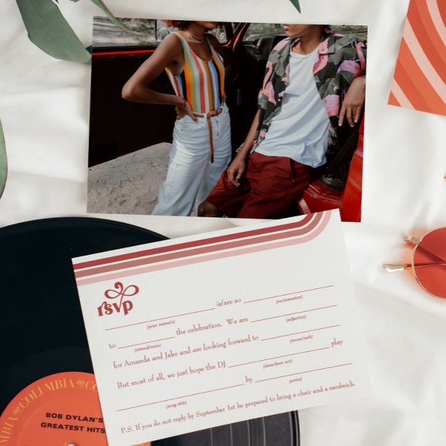 Fill-in-the-Blank w/Song Request RSVP Enclosure In Invitation (Creator Uploaded)