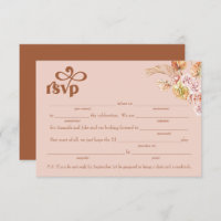 Fill-in-the-Blank w/Song Request RSVP Enclosure
