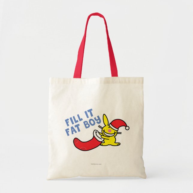 Fill It Fat Boy Tote Bag (Front)