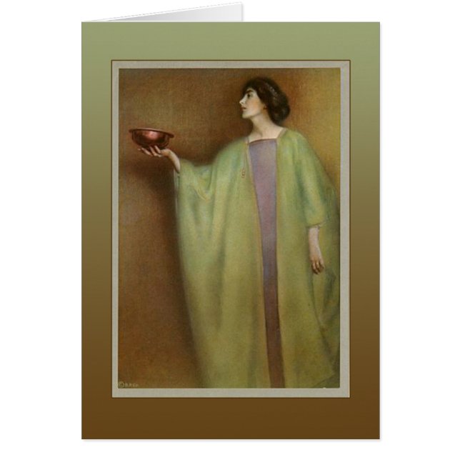 FILL THE CUP THAT CLEARS Rubaiyat Art Cards (Front)