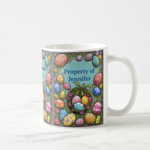 Fill Your Basket With Joy Personalized Easter Coffee Mug