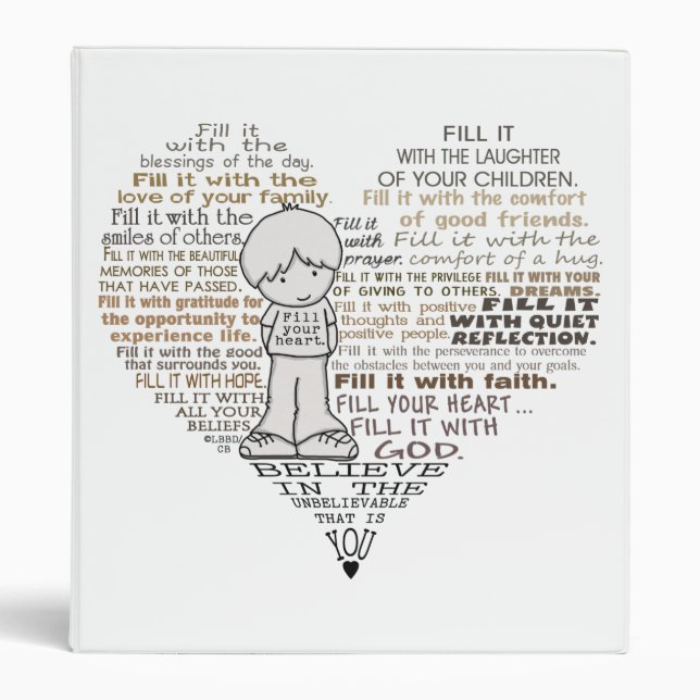 Fill Your Heart Binder (Front)