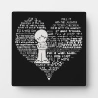 Fill Your Heart-White Letters