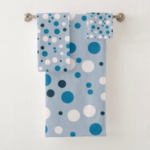 Fill your life with Joy Polka dot pattern Bath Towel Set