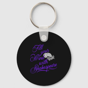 Fill Your Mind with Shakespeare The Ultimate Gift Keychain