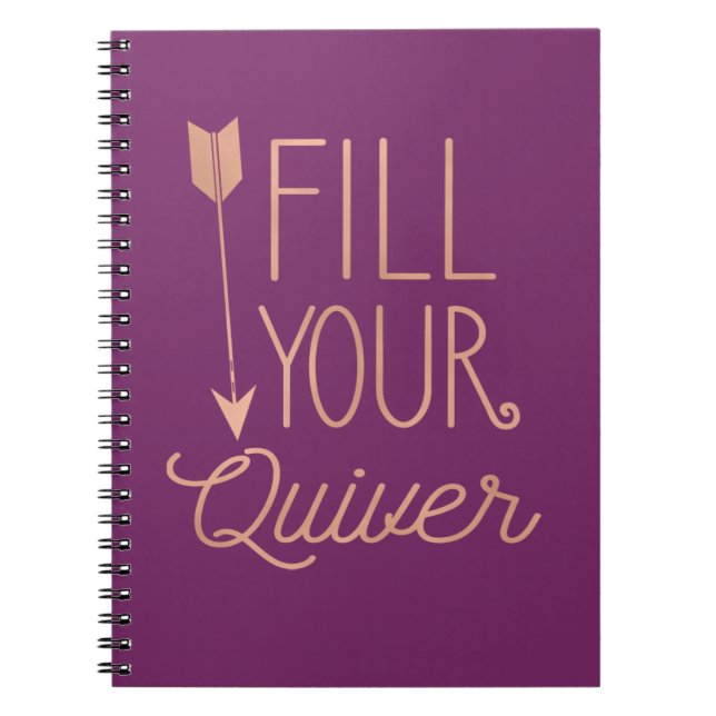 Fill Your Quiver Notebook (Front)