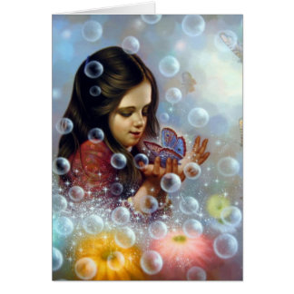 Fille 2 de bulle de savon