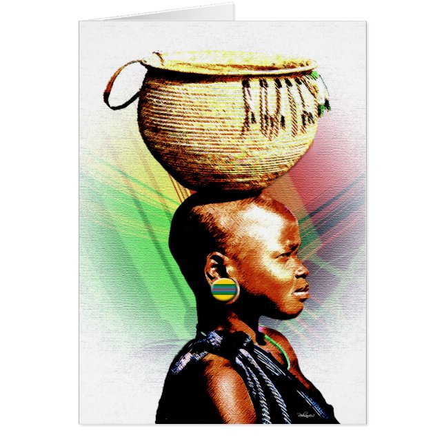 Fille africaine de l'eau (Devant)