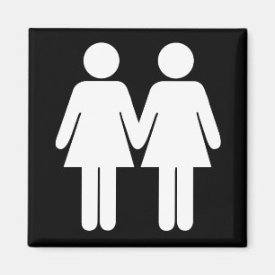 Fille + Aimant noir de fille