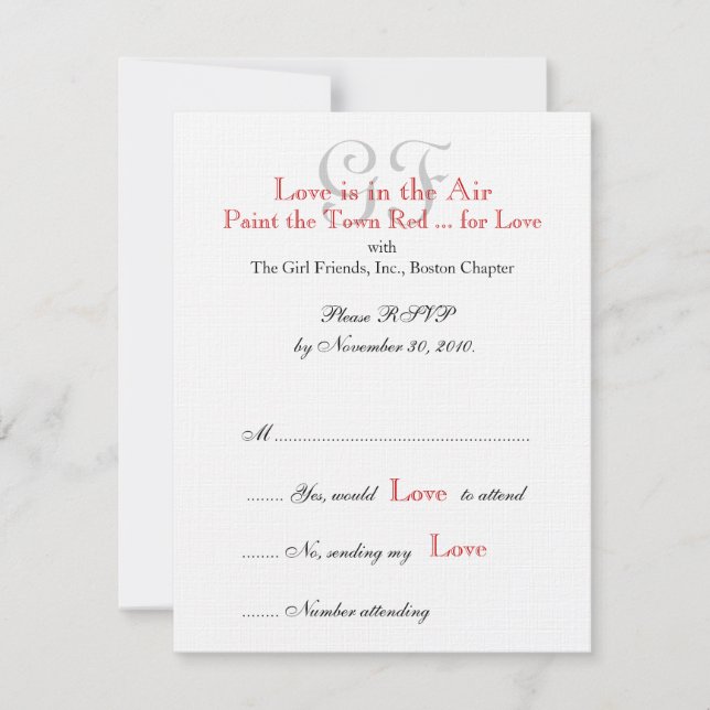 Fille Amis Nuit Sortie RSVP Cartes 2 (Devant)