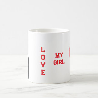 Fille amour tasse