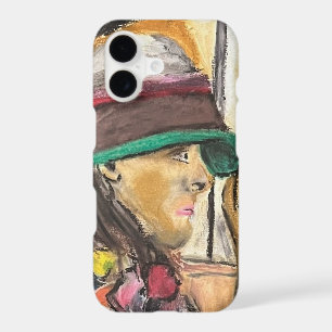 Fille au chapeau vif