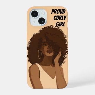 FILLE AUX CHEVEUX BOUCLES FIÈRE