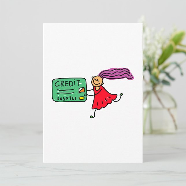 Fille Avec Carte De Crédit (Créateur téléchargé)