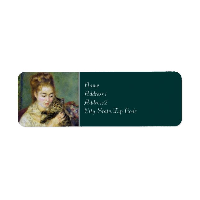 Fille avec chat de Renoir (Devant)