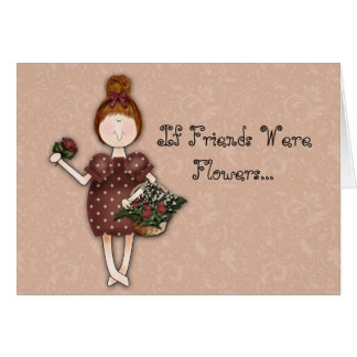 Fille avec des fleurs