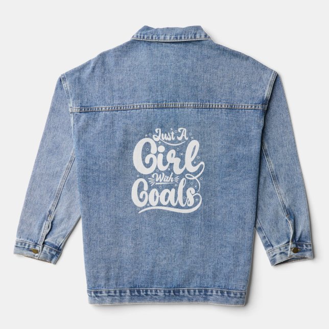 FILLE AVEC OBJECTIFS DENIM JACKET (Verso)