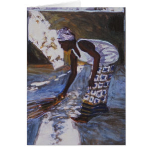 Fille balayant I 2002