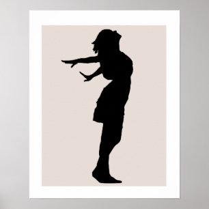 Fille Beaucoup d'Art Affiche