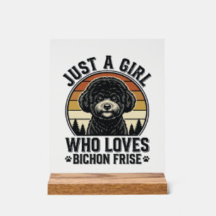 Fille Bichon Frise Vintage Chemise pour Amoureux d