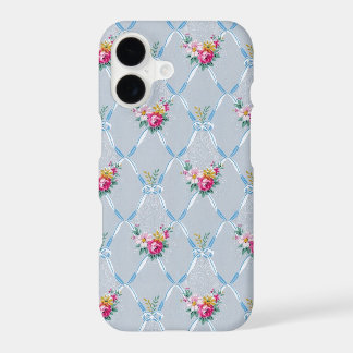 Fille Bows Bleu Joli rose Rose Motif Floral