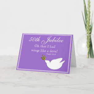 Fille catholique "50e Jubilé" Cartes et cadeaux