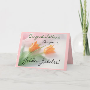 Fille catholique "Jubilé d'or" Cartes et cadeaux