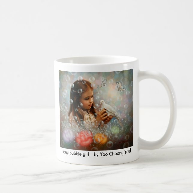 Fille de bulle de savon - par la tasse de Yoo (Droite)