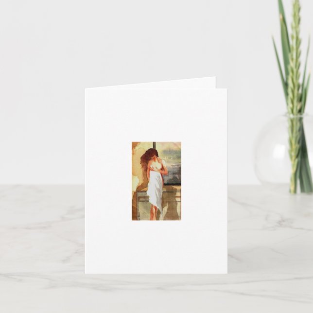 Fille de cartes de note après Bath (Devant)