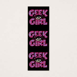 Fille de Geek avec Signet graphique