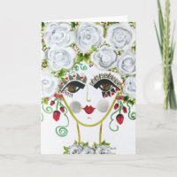 Fille de jardin gitane Cerise - Carte