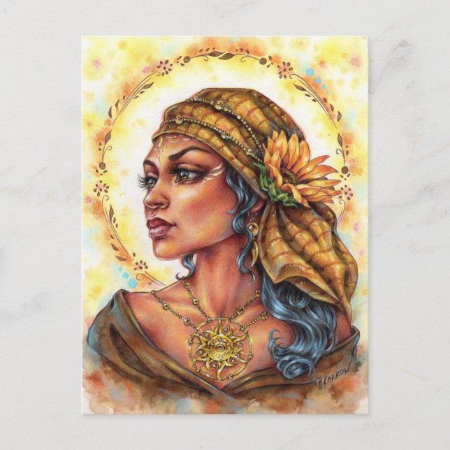 Fille De La Carte Postale Sun Enchantress Golden (Devant)