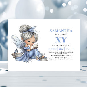 Fille de la Fée Bleue Fantaisiste Invitation Migno