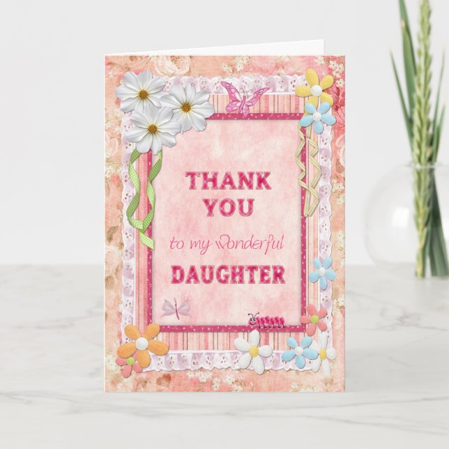 Fille de Merci, carte de métier de fleurs (Devant)