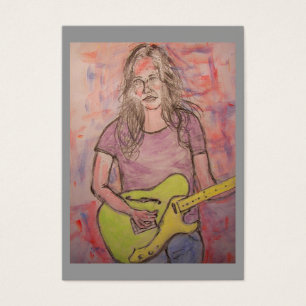 Fille de musique en direct