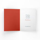 Fille de Noël avec Muffler Carte de voeux Vintage