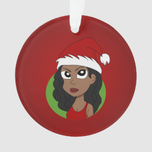 fille de Noël dessin animé