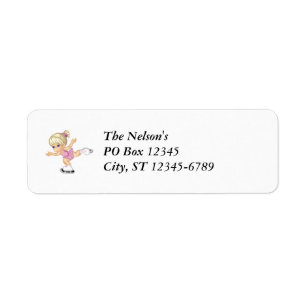 Fille de patinage sur glace