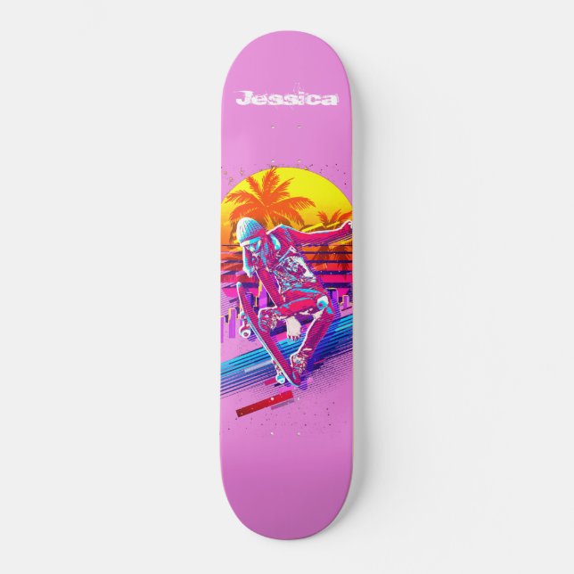 Fille de Skateboard (Recto)