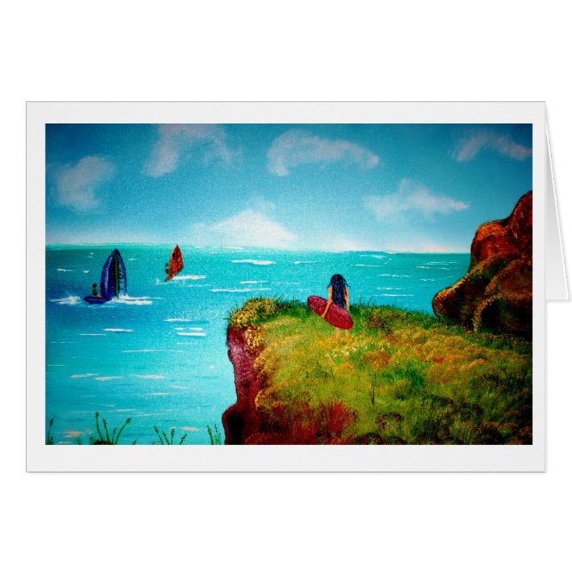 Fille de surfer (Devant horizontal)