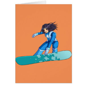Fille de surfeur de Manga