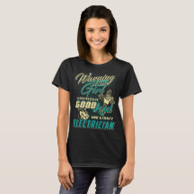Fille de T-shirt d'électricien Nice par la pièce