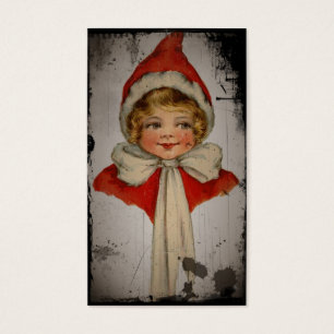 Fille d'Elf dans un cap rouge