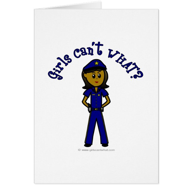 Fille du policier noir (Devant)