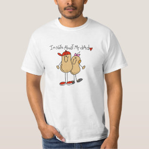 Fille - écrous au sujet de mon T-shirts et cadeau