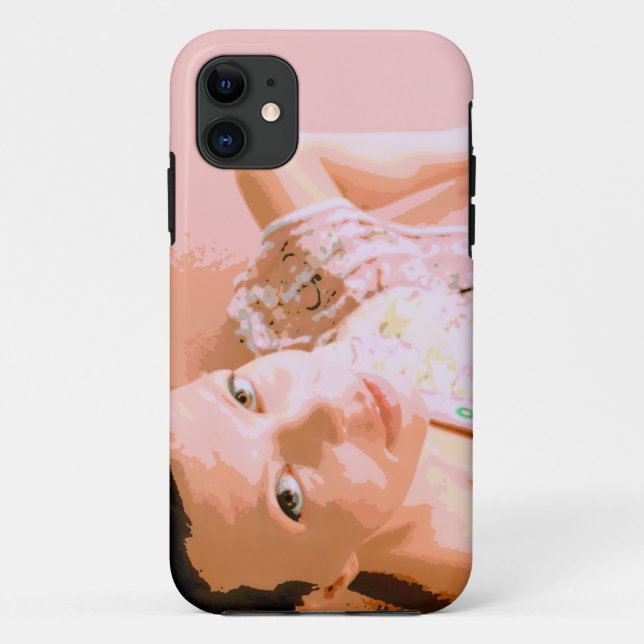 Fille en coque rose (Dos)