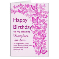 Fille en droit Papillons d'anniversaire