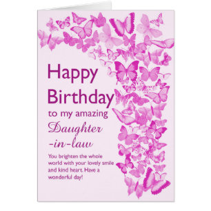 Fille en droit Papillons d'anniversaire