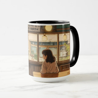 Fille en Mug